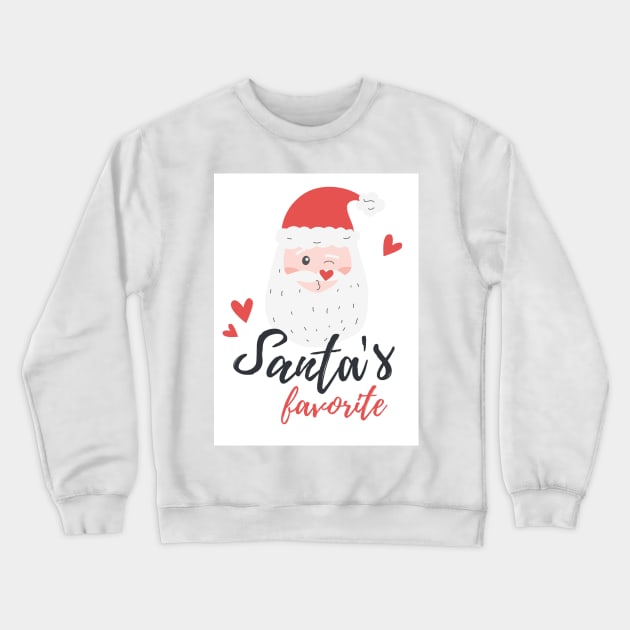 San'ts favorite Crewneck Sweatshirt by milicab